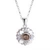 100 Languages 'I Love You' Projection Necklace - Elegant Gift for Women