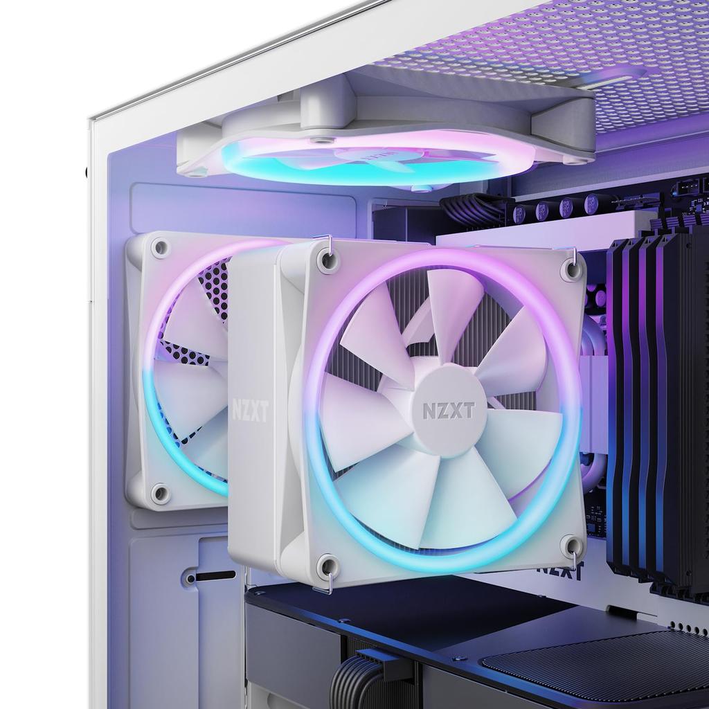 NZXT Chladič CPU vzduchem chlazený T120 RGB bílý FN1804 RC-TR120-W1