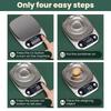 Household Kitchen Scale Baking Precision Food Scale 0.1g Gram Small Desktop Scale Tea Scale High Precision Digital Scale Compact