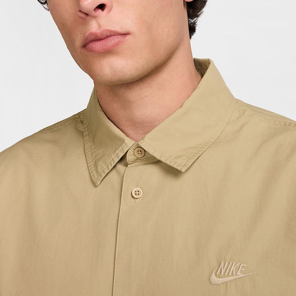 Nike Club Solid Versatile Polo Shirt Men Shirts Parachute-Beige HJ2029-297
