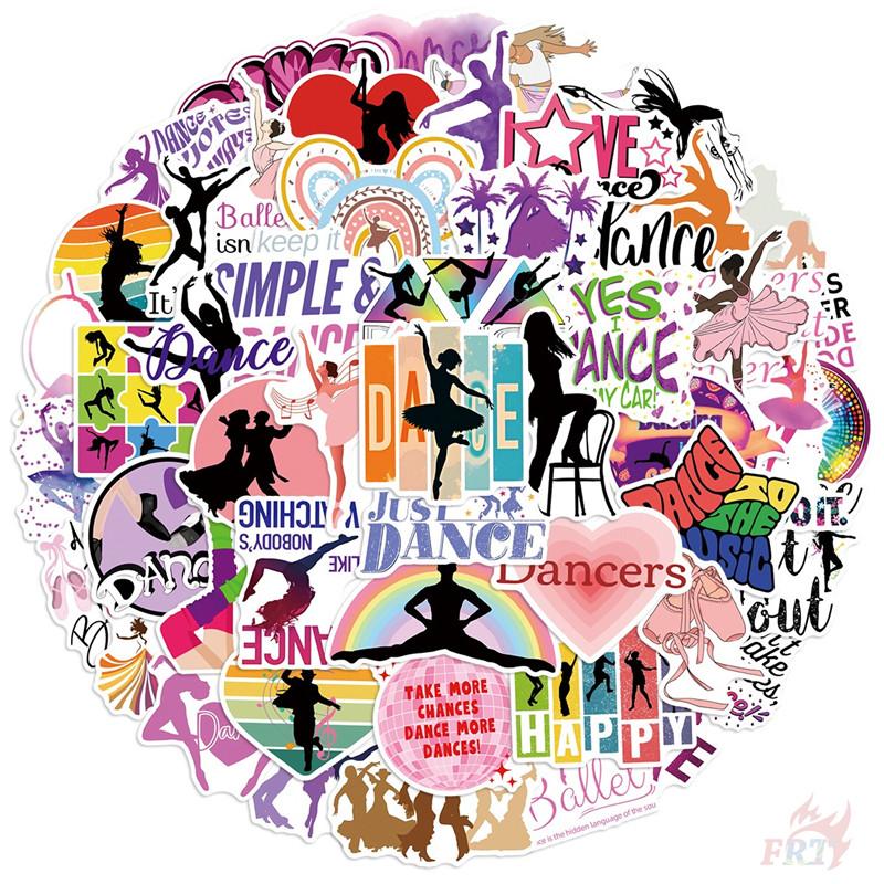 50Pcs/Set Dancer Slangs Series 01 Stickers DIY Fashion Waterproof Doodle Decals Stickers