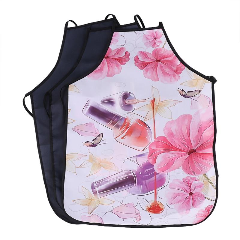 Design Nail Polish Apron For Women Gift Cleaning Pinafore Home Cooking Accessories Apron