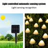 Pilz-Solarleuchten, Solarleuchten für den Außenbereich mit 10 pilzförmigen LED-Leuchten, 8-Modus-Beleuchtung, Tasten, IP65 Wasserdicht, Außendekoration für den Garten