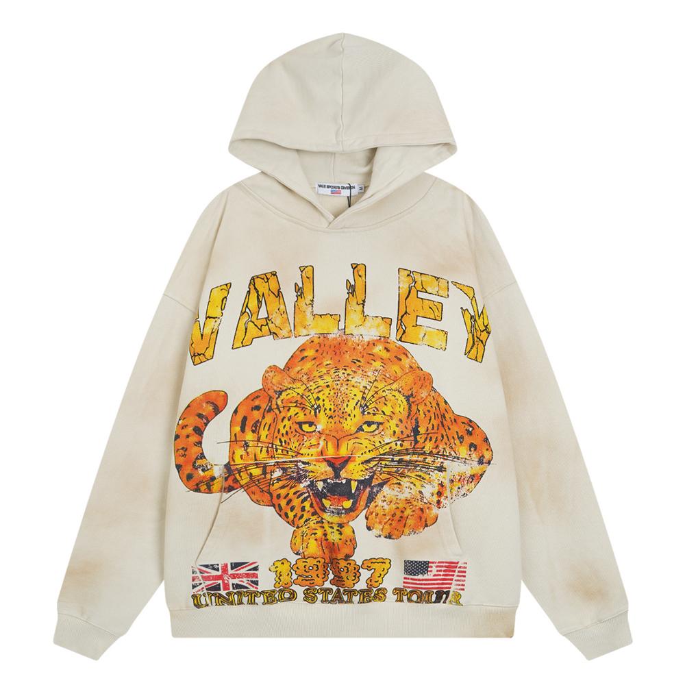 

V117 Vale Forever CHEETAH PULLOVER HOODIE Men s and Women s Fashionable Hoodie Hooded Sweatshirt XL