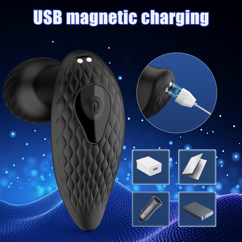 Vibrator Prostate Massage 360 Rotation Vibrating Remote Control Anal Butt Plug Anus Sex Toys For Men Women Adult 18