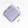 Plastic Empty Nail Boxes Square Shape Nail Show Box Simplicity Fake Nails Organizer Display Box