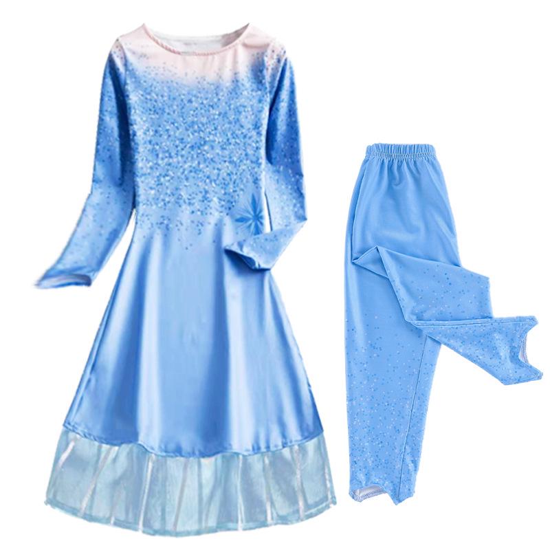 Frozen 2 Elsa Princess Dress for Girls - European & American Style 110 cm