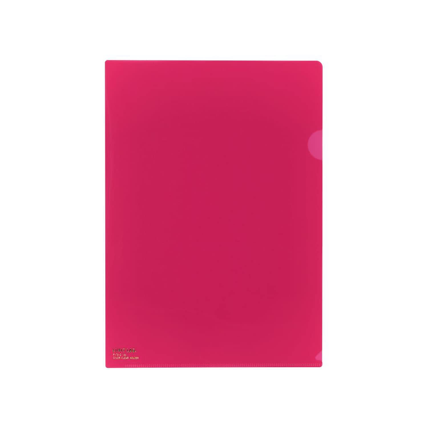 LIHIT LAB Clear 50 A4 Folders, sheets, size, Red, F78-2_50