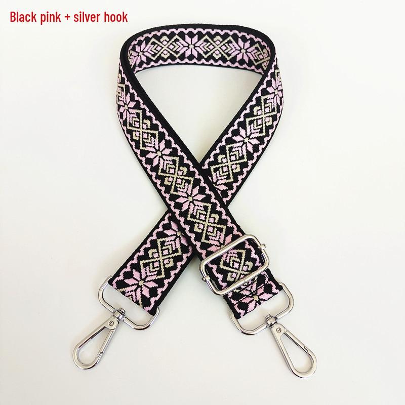 3.8cm Wide Diamond Jacquard Crossbody Strap for Bags and Backpacks.