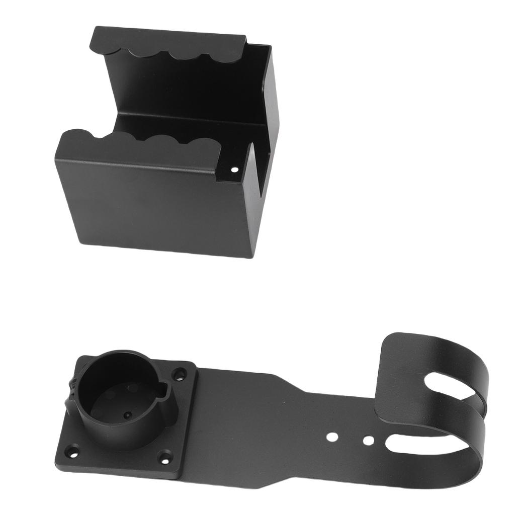 EV-Ladegerät Halterung Wandmontage-Kit Passend für J1772 Stecker Kohlenstoffstahl J-Haken EV-Ladebox Kabelhalter für Elektro