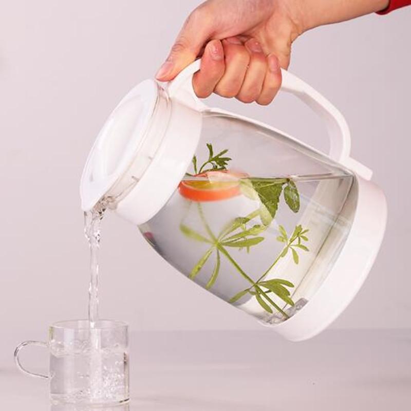 2000Ml 2800MLHeat Resistant Explosion-Proof Glass Water Cup Cold Kettle Heated Container Tea Pot Good Clear Juice Jug Teapot