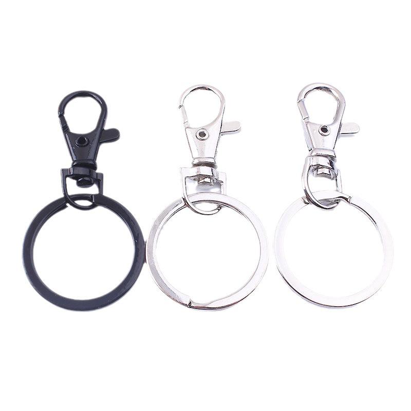 Zinc Alloy Lobster Clasp Hook Set: 3-Piece DIY Keyring & Jewelry Accessories