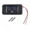Fast Charger Socket QC 3.0 Car Charger Dual USB Car Charger Dustproof Cap
