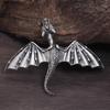 Vintage Flying Dragon Hair Clip Elegant Retro Spring Clip Viking Dragon Hairpin  Valentine's Day