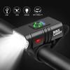 Bicycle LED Light MTB T6 Headlight Waterproof USB Bright Flashlight 6-speed Dimming Power Display Night Riding Accessories