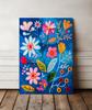 Poster Flowers Abstraction