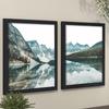 3pcs/set Landscape  Art Oil Painting Canvas with Wood Frame Draw Wall Decor Home Room Decorations