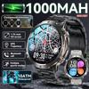 2026 New Outdoor 1000mAh Battery Men Adult Smart Watch GPS Compass Altimeter 10ATM Waterproof Heart Rate BT Call Sport Man Smartwatch