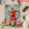 Vintage Coffee Metal Wall Art, Kitchen Decor