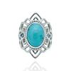 Citrine Gemstone Ring: 925 Sterling Silver, Vintage Style