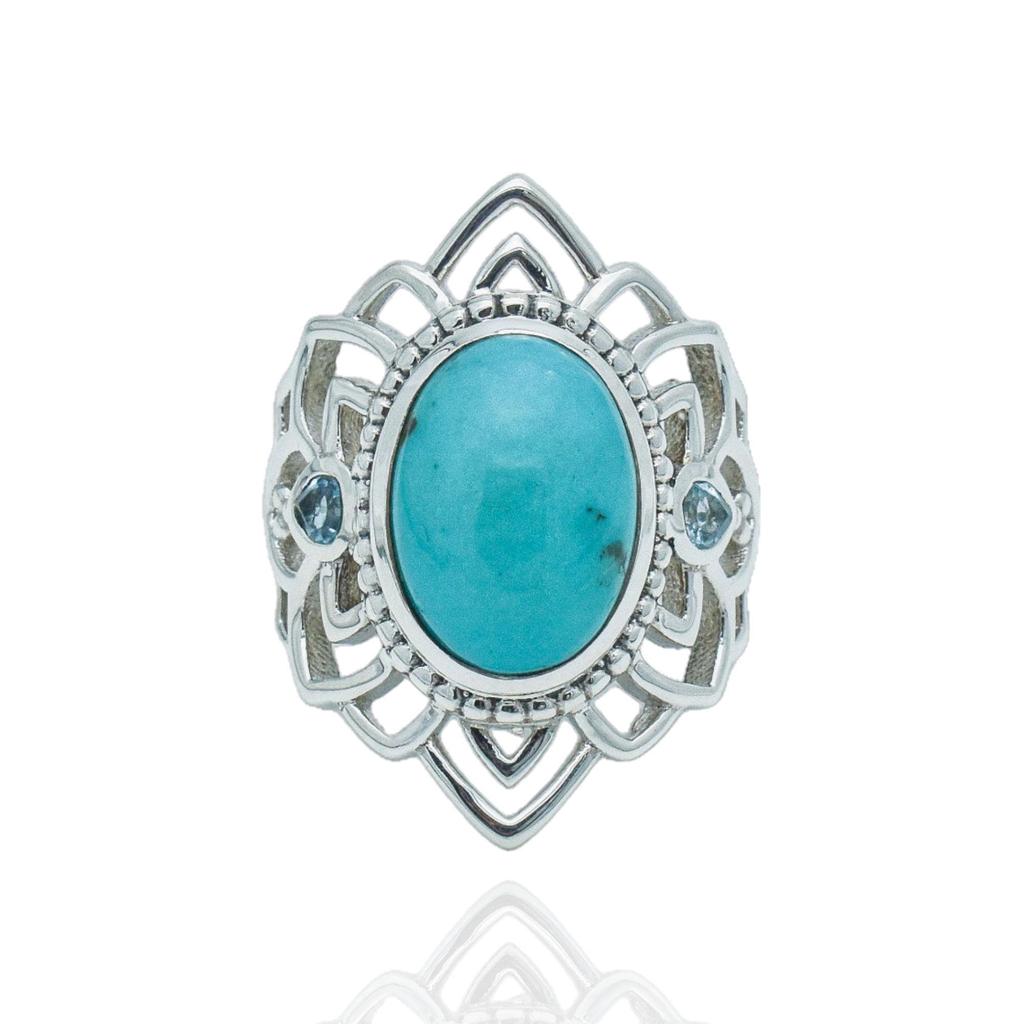 Citrine Gemstone Ring: 925 Sterling Silver, Vintage Style