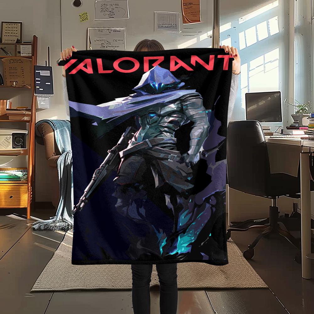 VALORANT Print Flannel Blanket,High Quality Comfortable for All Seasons,Home Decor,Warmth and Comfort,Perfect for Christmas Gifts