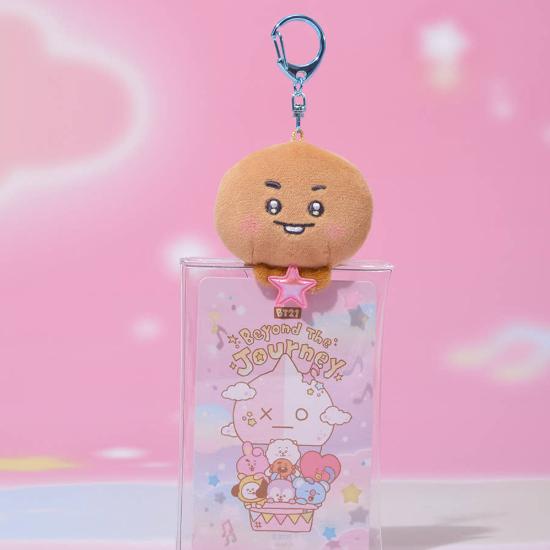 BT21 Portachiavi Custodia Peluche Trasparente Edizione Oltre il Viaggio