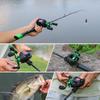 SOUGAYILANG 1.8m-2.4m Fishing Rod Combo 5 Sections Carbon Fiber Casting Rod and 7.2:1 Gear Ratio Baitcasting Fishing Reel Tackle