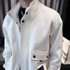 Spring and Autumn Stand Collar Jacket Men's Handsome Short Jacket New Casual Korean Style Trendy Men's Top