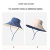 Jiao Xia Women's Double-Sided Fisherman Hat - Spring/Summer UV Protection with Large Brim