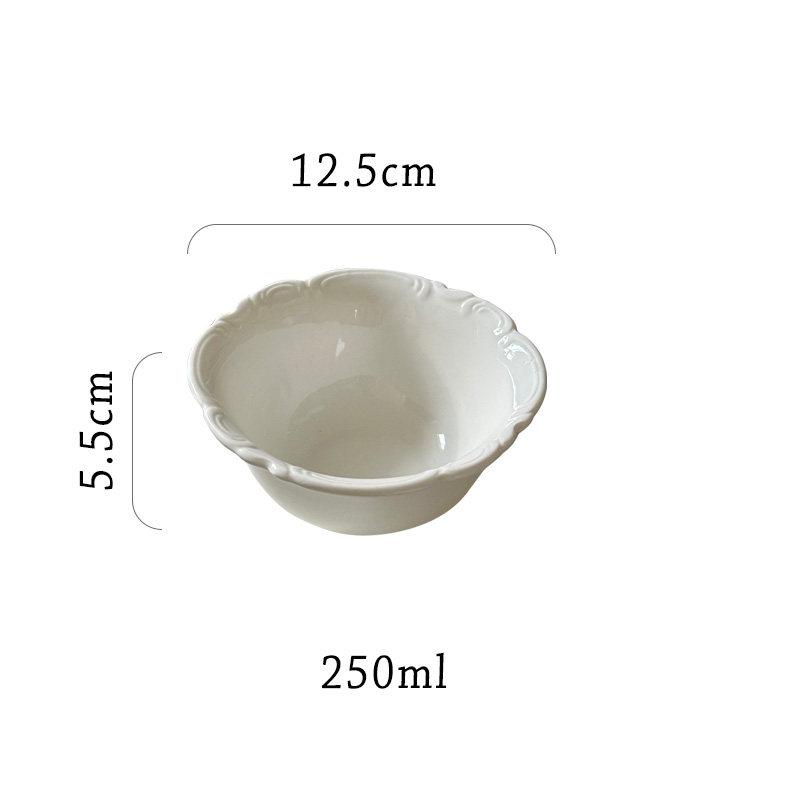 

French Relief-style Antique Court-style Tableware Western Dining Plates, Coffee Cups and Saucers Exquisite Western Dessert Plate