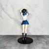 Anime Figure Kantoku Sailor Fukuno Manaka JK Junior High School Service Girl Waifu Figure with Removable Clothes, Cute Double Ponytail Loli Hot Girl S