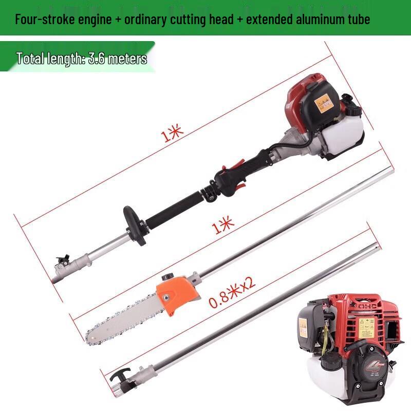 Xijiaer 3.6m Four-Stroke Long Pole Pruning Saw CN plug (adapter included)