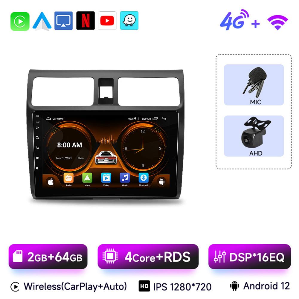 JIUYIN  Android 13 Car stereo Radio Multimidia Video Player Navigation GPS For Suzuki Swift 2003-2010 CarPlay DVD 2 din GPS