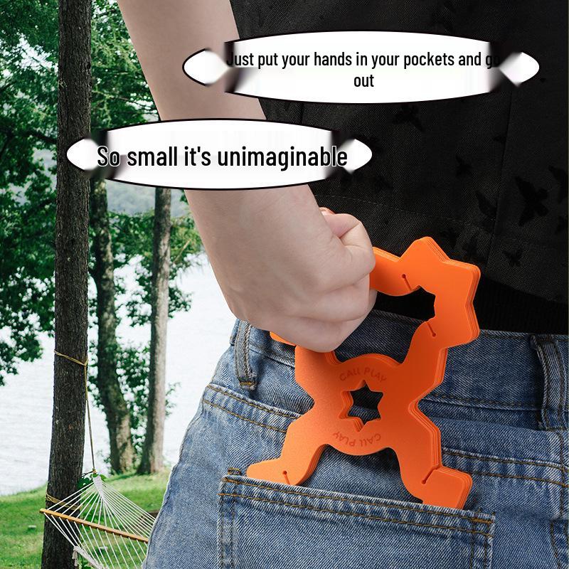 Keda Ya Kids' Versatile Sports Toy: Pocket Football, Flying Disc, Rugby, and Jianzi for DIY Outdoor Fun