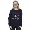 Disney Womens/Ladies Mickey Mouse Team Mickey Football Sweatshirt