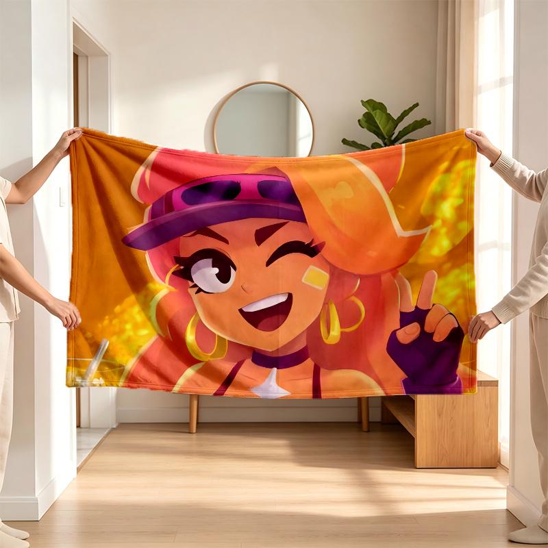 Brawl Stars (32) Flanelinis pledas – švelnus akcentas miegamajam ir svetainei bei jaukia namų dovana