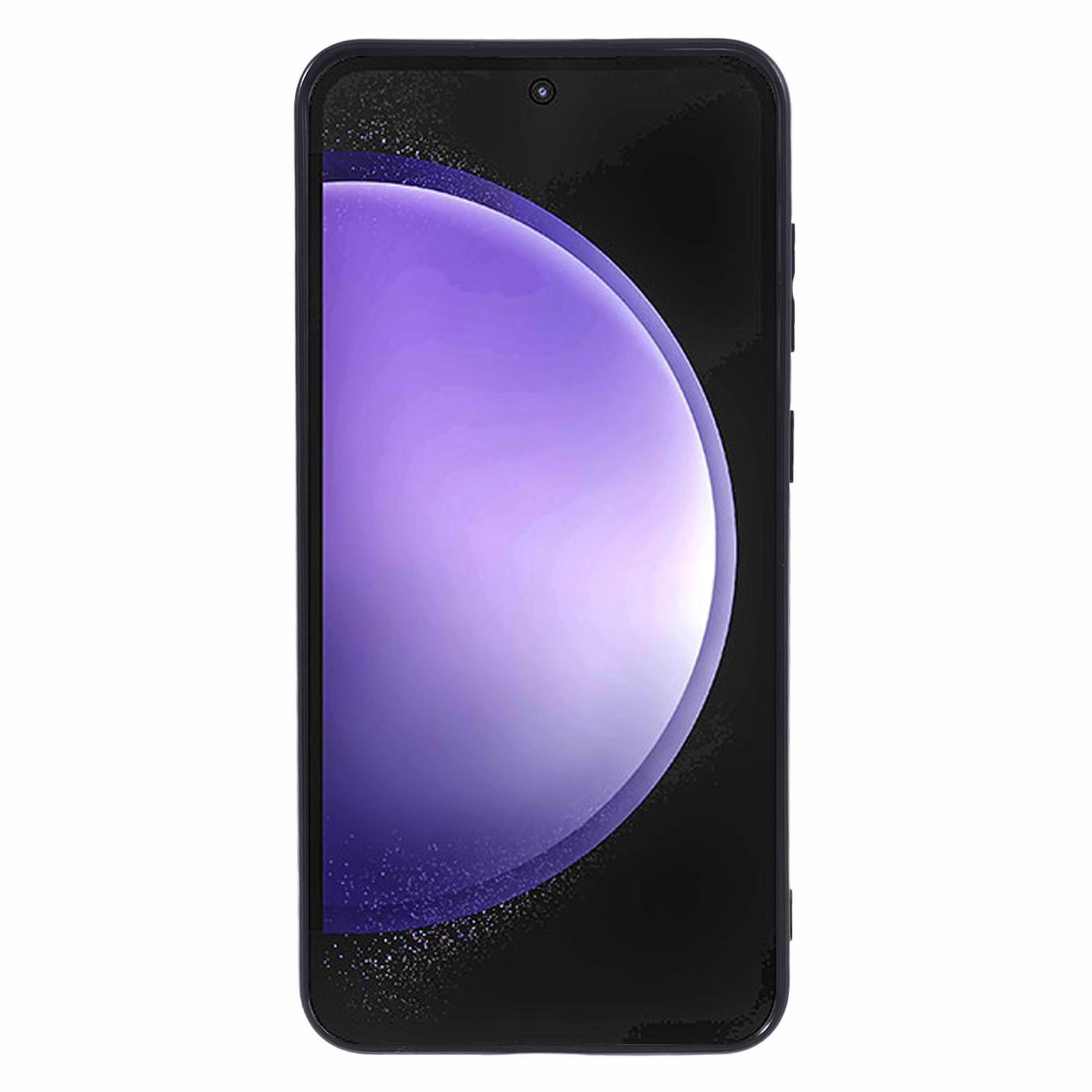 

For Samsung Galaxy S24+ TPU Case Glossy Precise Cutouts Phone TPU Cover Black