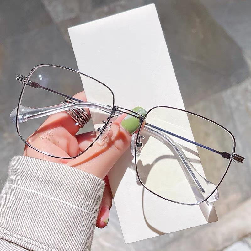 Net Red Face Artifact Big Face Small Ins Wind Square Big Frame Myopia Picture Frame for Men and Women