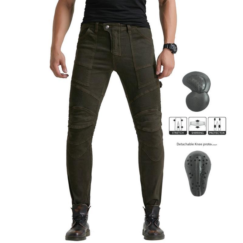 

Factory direct sales of new motorcycle riding pants, jeans, anti-drop racing pants, high elastic and loose four-season men and women XXXL