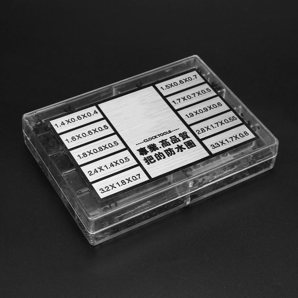 Black Watch Waterproof Seals 8.6*6.4cm Watch Repair Tools Waterproof O Ring Kit For Watchmakers