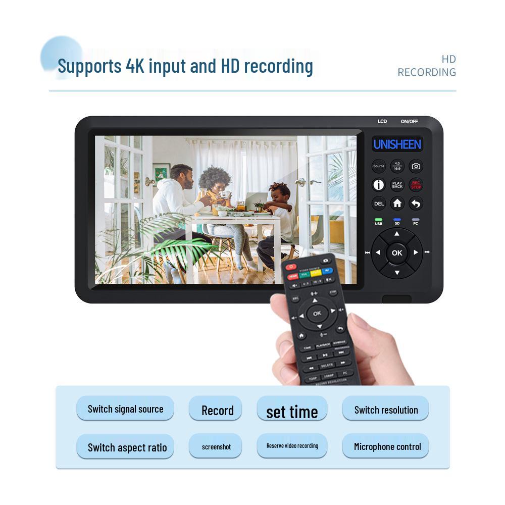 Endoscópio HD Multi-interface UR500A: Vídeo VGA/Composto, Gravação em Cartão TF e USB, Captura HDMI