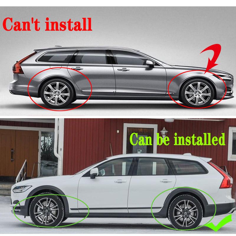 Schmutzfänger für 2018-Volvo V90 Kotflügel Schmutzfänger Spritzschutz Schmutzfänger Kotflügel Autozubehör Auto Styling 4 Stück