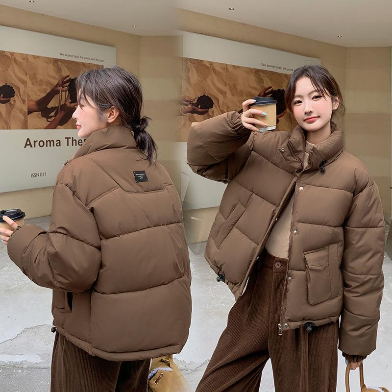 Cotton Jacket Women's Short New Padded Jacket Women's Thickened Down Cotton Jacket Women's Korean Version of Loose Bread Jacket Padded Jacket