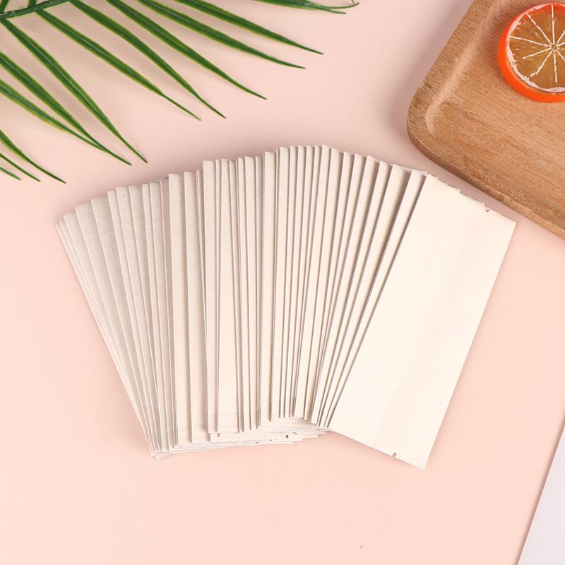 50Pcs Open Top Silk Aluminum Foil Side Gussets Bag Heat Sealing Coffee Beans Tea Spice Cereals Nuts Silk Paper Pouches