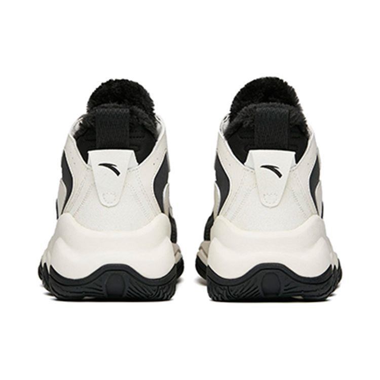 Anta Lifestyle Series Fleece Lined Sports Shock Absorbing Non-Slip Wear-Resistant Lightweight Warm Mid-Top Casual Shoes Men casual shoes 912148990-2