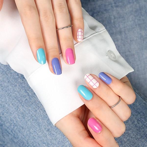 

Гелевые наклейки для ногтей Jelly Nelli, хештеги, 1 комплект