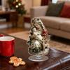 Stable Rotating Base Ornaments Christmas Acrylic 360 Degree Ornament, Double-sided HD UV Printed Angel Figurines Religious 2D Decorative Item