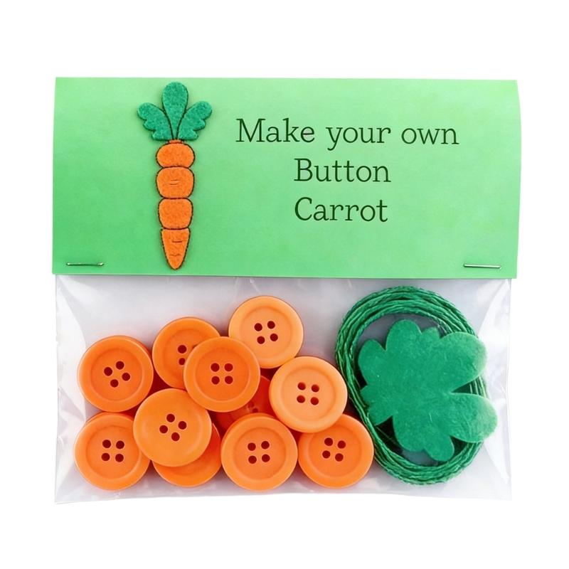 DIY Button Easter Hanging Decorations Set Easter Decors Craft Button Set Easter Ornament Making Set Gift Women Men