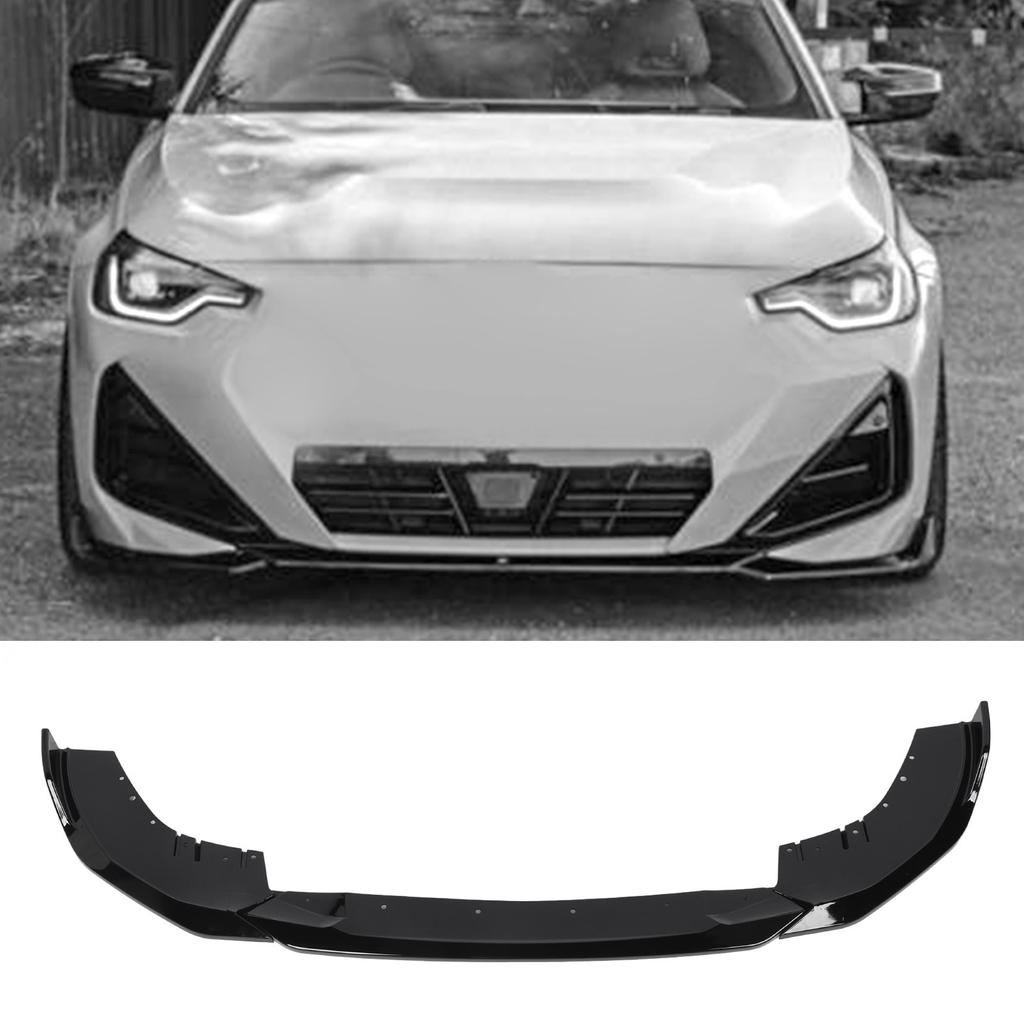 3PCS Front Bumper Lip Spoiler Scratch Resistant Sporty Bumper Lip Chin Splitter Diffuser For 2 Series G42   M Sport